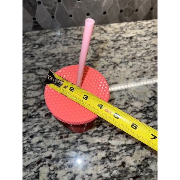 Starbucks Dragon Fruit Pink Studded Tumbler Grande 16 Oz Cold Cup 2022 - Picture 11 of 11